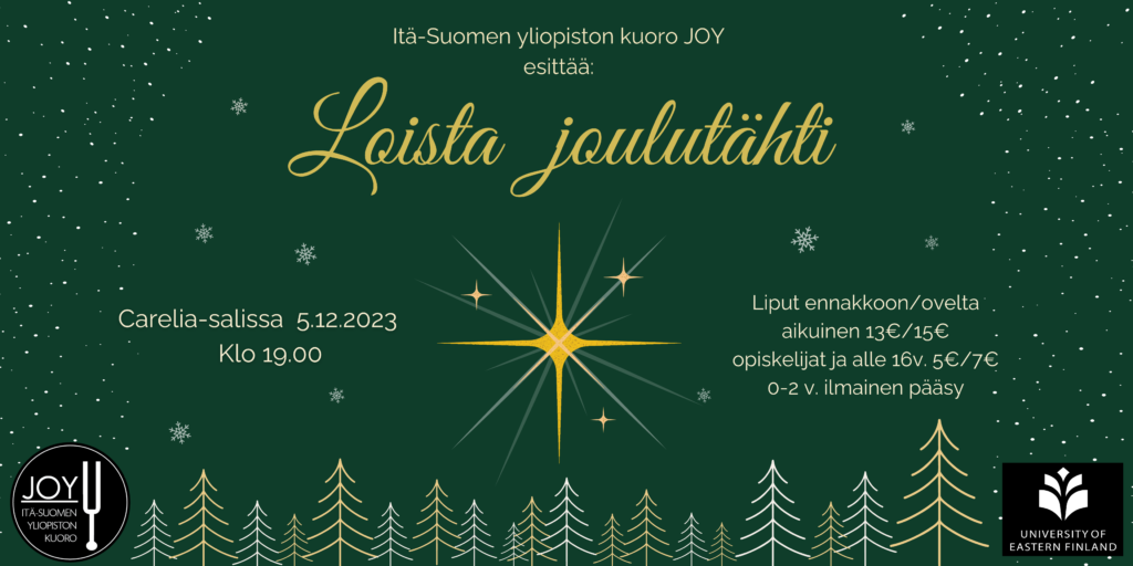 Itä-Suomen yliopiston kuoro JOY esittää: Loista joulutähti